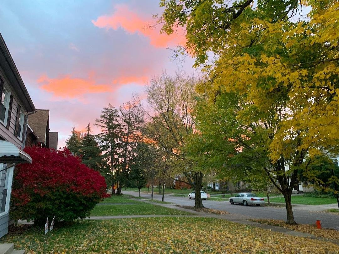 #wow look at that #morning #sky #shakerheights #cleveland
