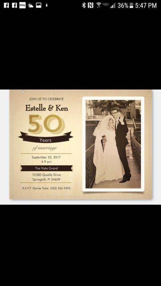 Kenny Johnson's album, Our 50th Weding Aniversary Sept. 23