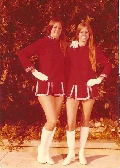 TBT...My younger Sister Mary and I Drill Team 1974....