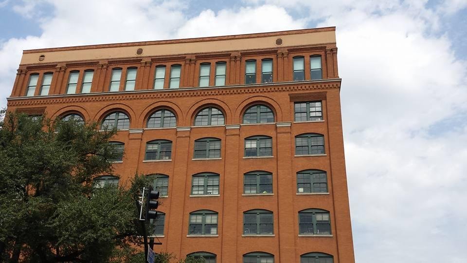 Far right, 2nd row from top, Lee Harvey Oswald changed America forever, at the Texas School book depository.