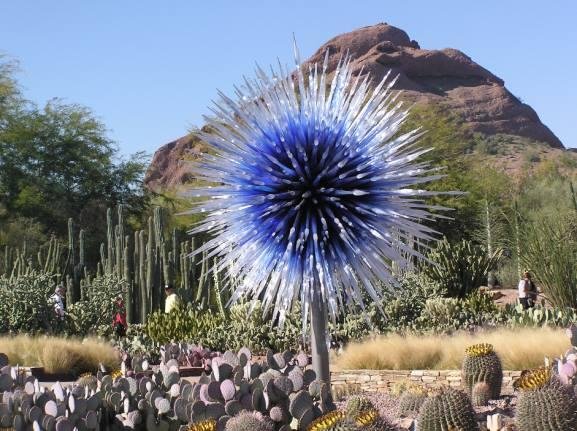 See more beautifuly Chihuly glassworks - free the 2nd Tues. of the month at Botanical Gardens