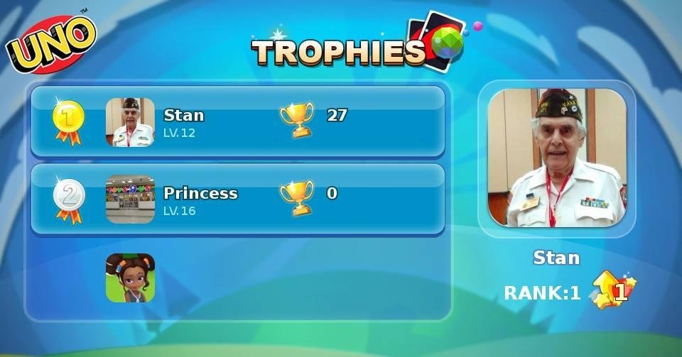 Congrats! Stan is quickly climbing the Trophies Rank!