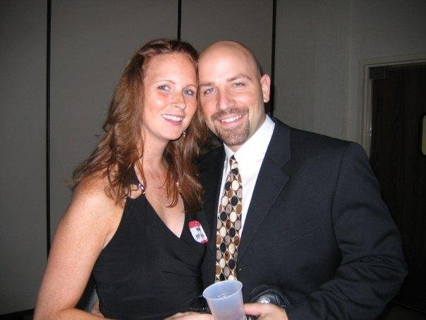 This is my beautiful redhead Heather and her husband Bo