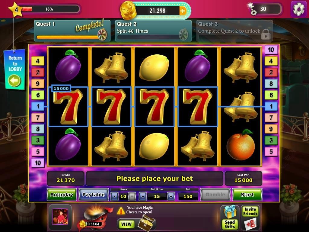 I won the JACKPOT of $15,000! Collect your prize and play FUN SLOTS now!