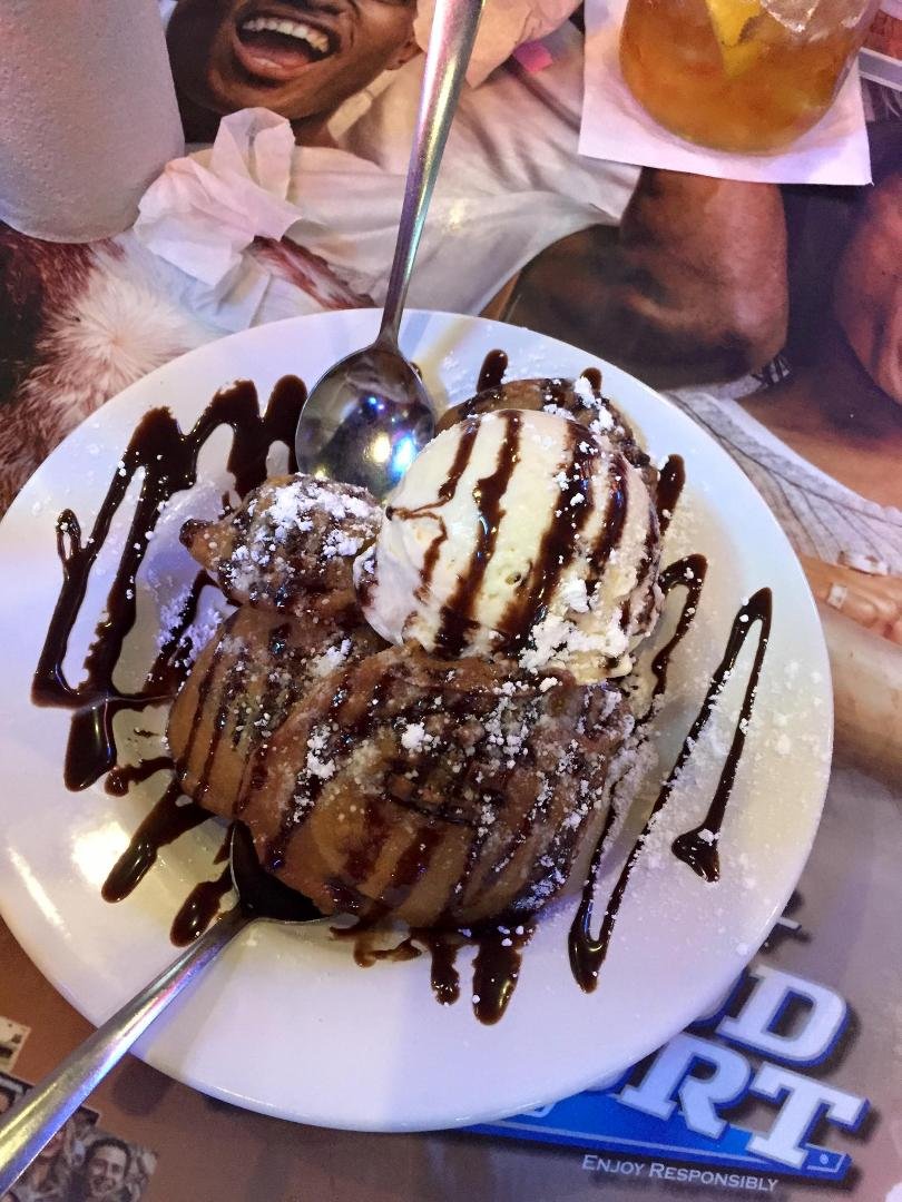 Happy birthday to me... Fried Oreos at Pluckers