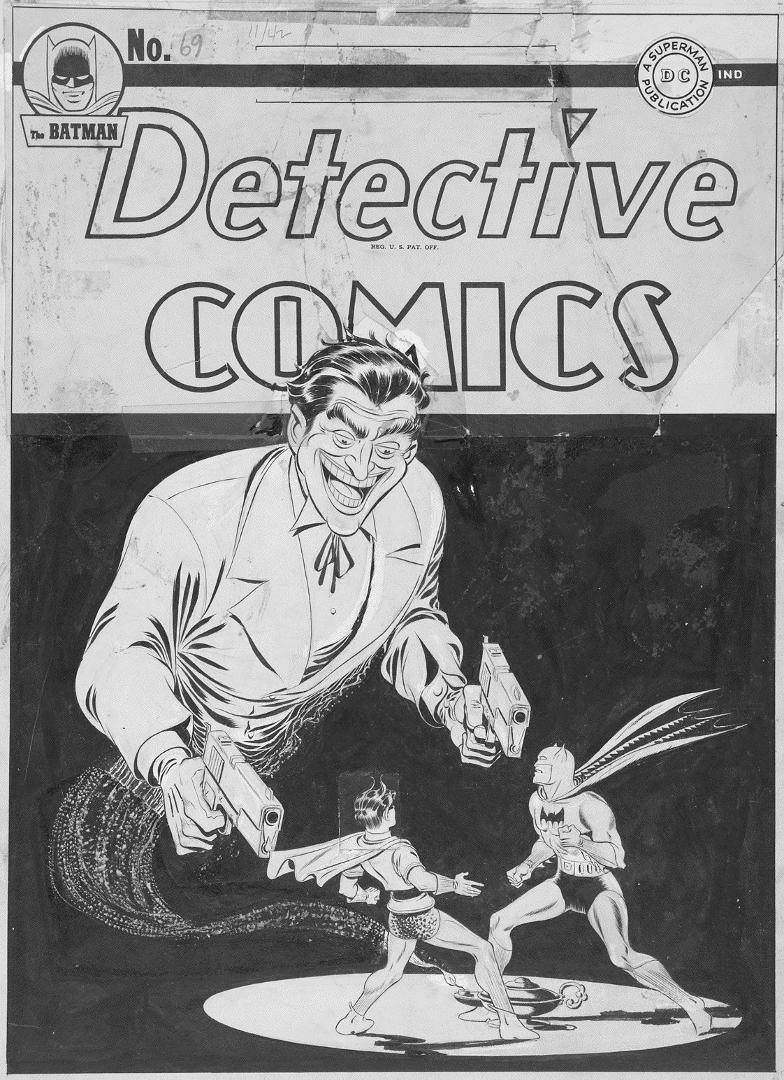 I got this scan from the Auction Site that was selling the original art to Superman #14 & Detective Comics #69.