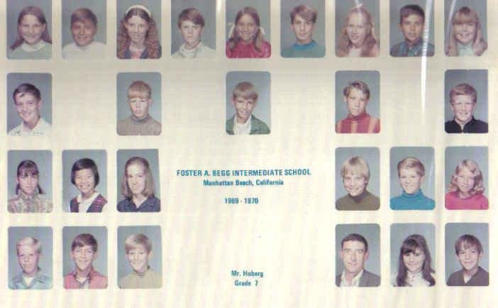 7th grade ~ Foster A. Begg 1969-1970