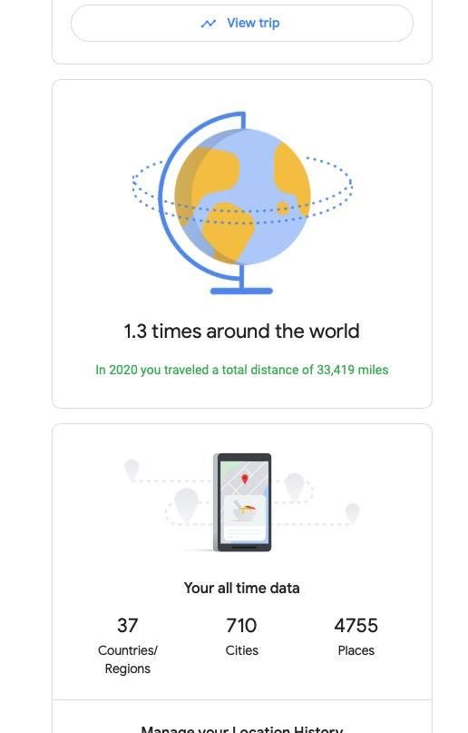 Google has been following me around...