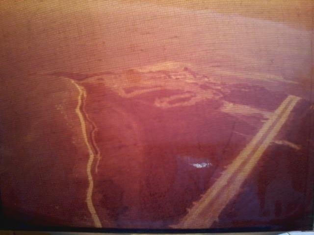 Aerial photo (negative film) of West End, Jack Tar property, 1963.