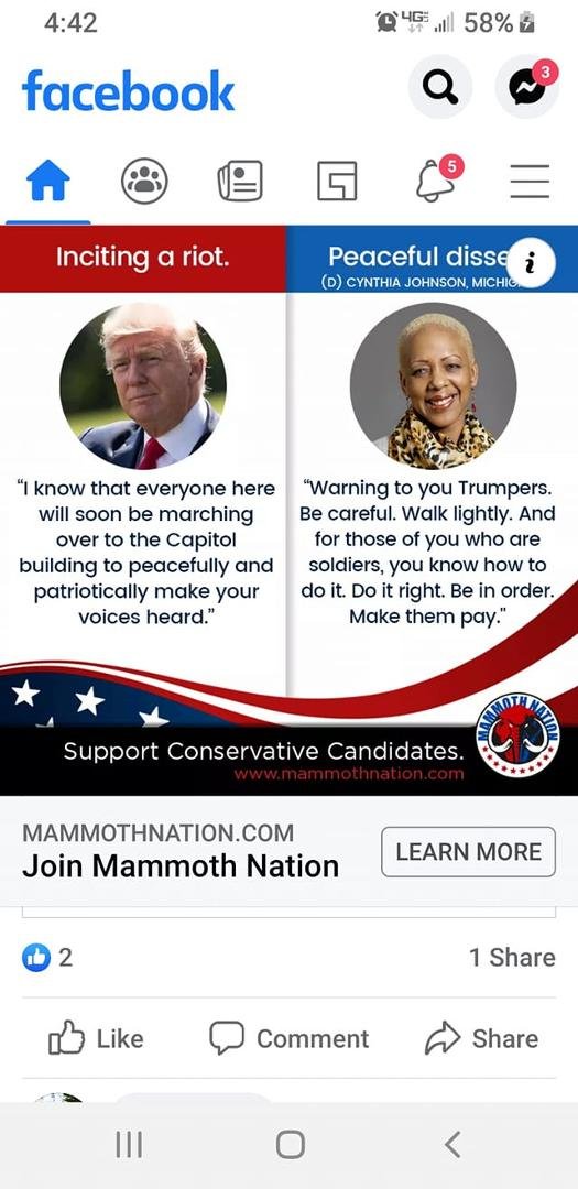 Yep - Dems try to blame Trump for DC riot and ignore everything they've said....