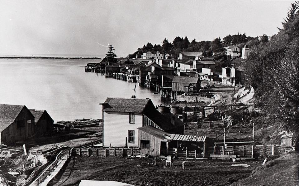 1890 Newport, Oregon waterfront.