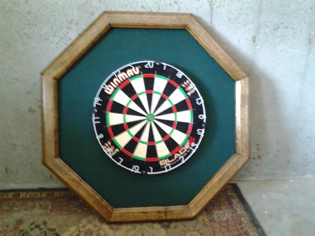 just got a picture of one of the raffle prizes, March 1st, Sunny Villa, all info in my previous post, Dart Board and backboard