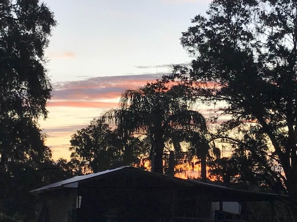 Florida sun set.