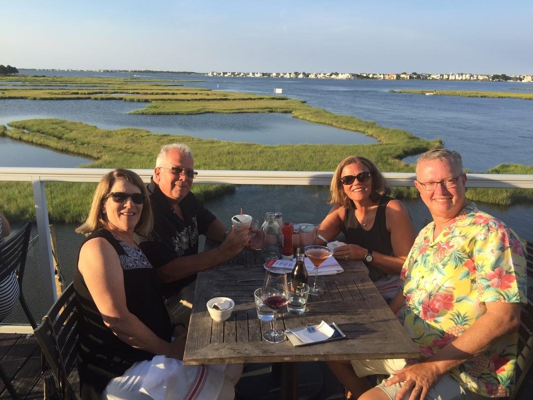 Thank you for all the birthday wishes last week.I celebrated 65 on the beach in S.Bethany with my wife , sister and brother in law. Dinner in Fenwick Island. What a lovely day and evening it was.