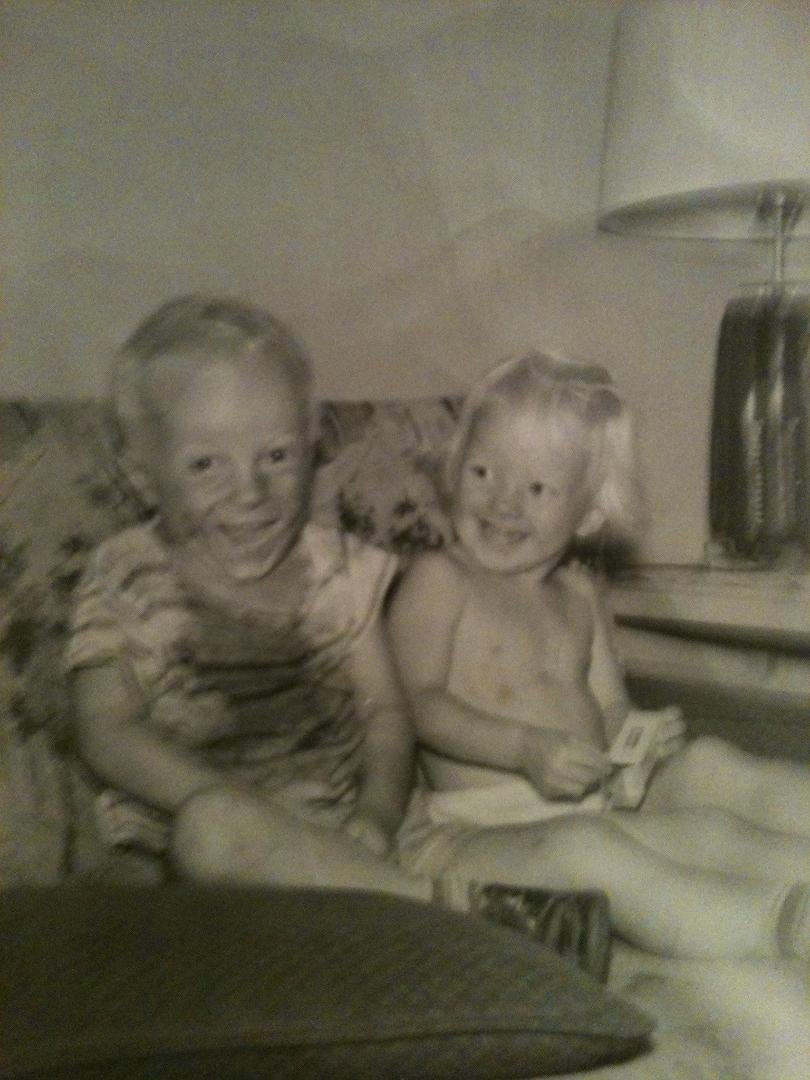 Happy Birthday Rick. He still has the same mischievous grin-hopefully he has a cleaner shirt!! Love you,Bub