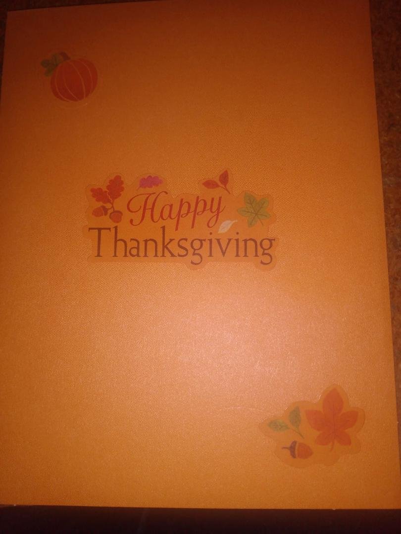 Making Thanksgiving cards