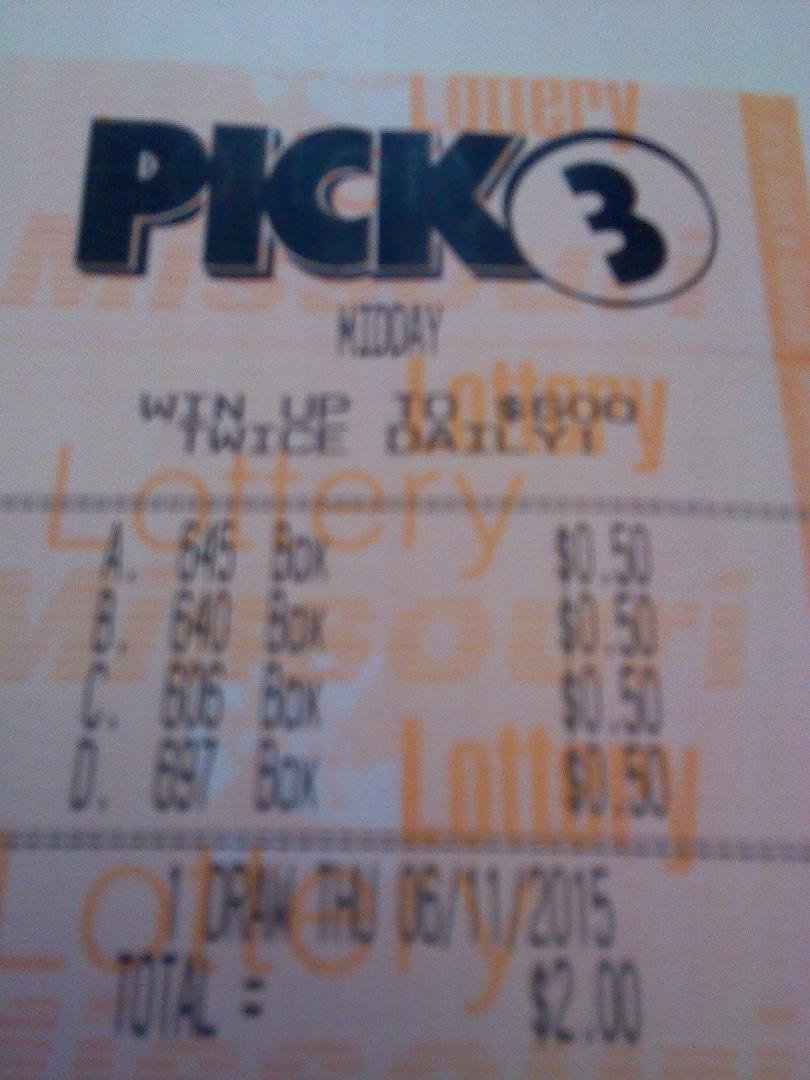 I CAN'T BELIEVE THIS, THE DATE OF MY GRADUATION BACK IN 1997 CAME "STRAIGHT" BUT THIS IS MY GRANDMA'S TICKET, NOT MINE! IF I WOULD'VE PLAYED IT IN THIS ORDER, I COULD'VE WON $600.00, IT'S OKAY, SHE WON $100.00! NOW, I'M CON