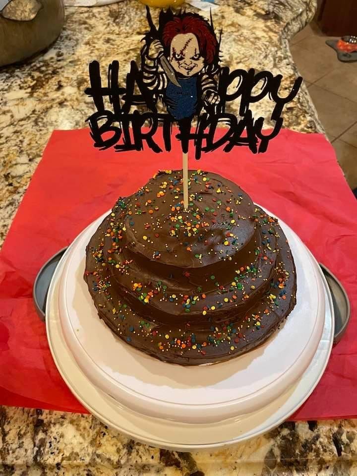 Awsome Birthday cake courtesy of Pam.
