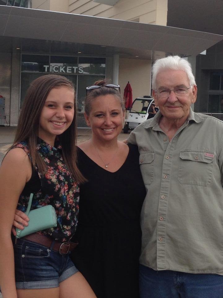 Great day with my dad and my girl! Father's Day lunch with my Uncle Don and took Daddy to the World of CocaCola. Poor Bubba had to work...