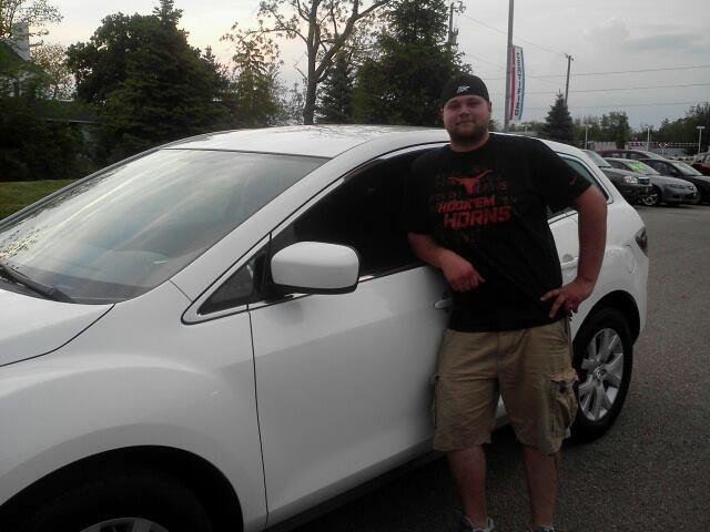 Kevin s getting ready to be a new dad in his 2008 CX7. Here is to many happy miles.