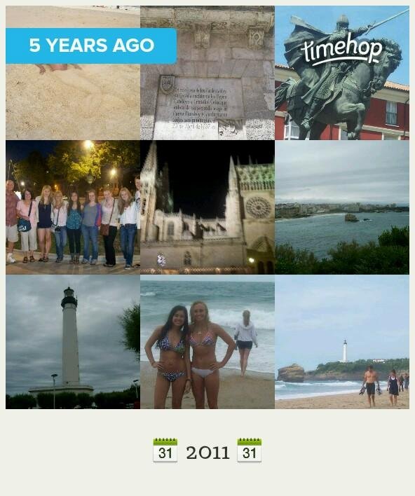 Spain and France with students. I miss it!
