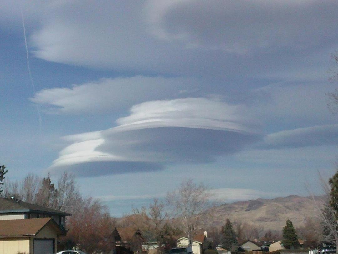 Martian Clouds over Carson City, NV