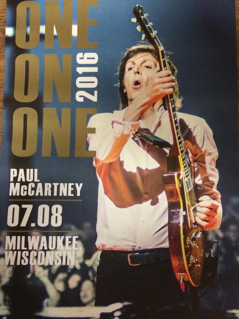 After oh so many years in the Merch biz tomorrow will be the first time will work with Sir Paul. Can't think of any other touring super stars we haven't done. Very happy to add him to the list.