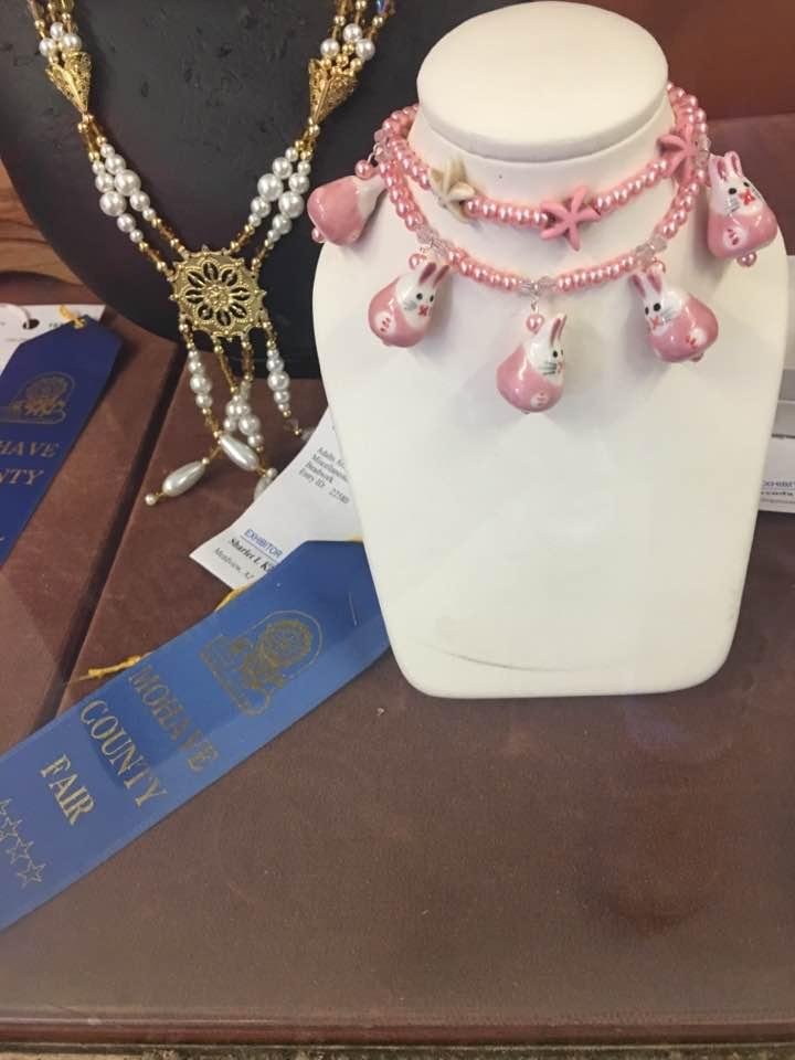 Jewelry, beaded division. Just wanted to share with my family and friends. Thanks to everyone.