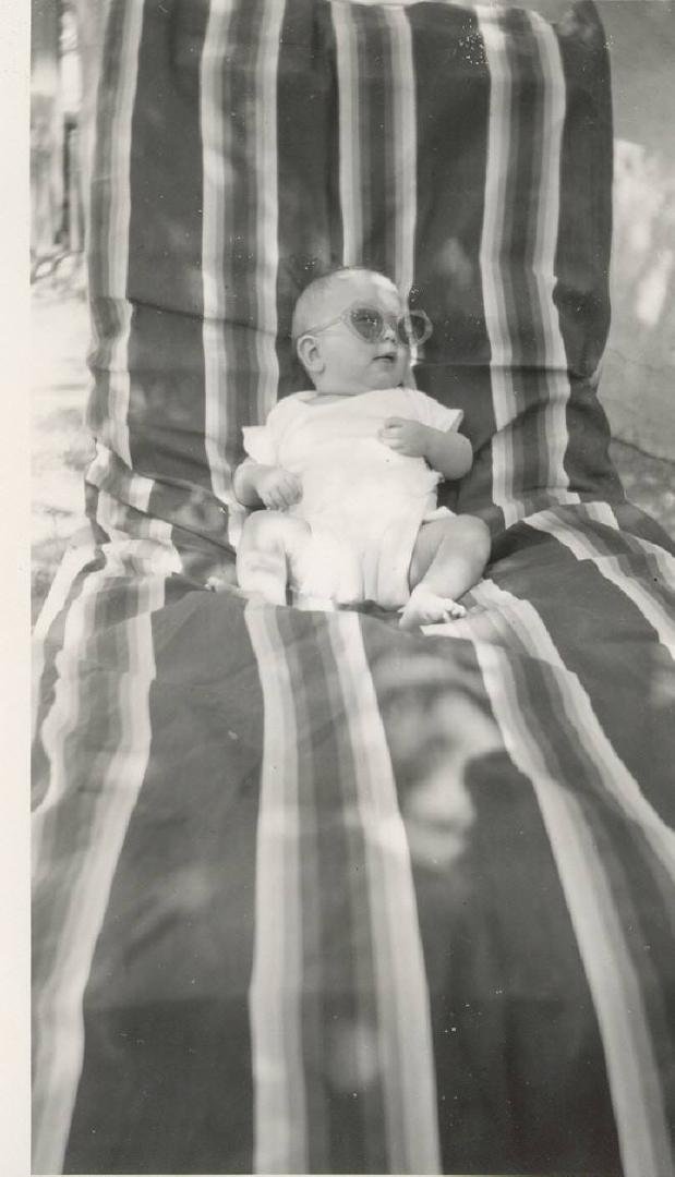 TBT: Inez as a baby about 9mos old.