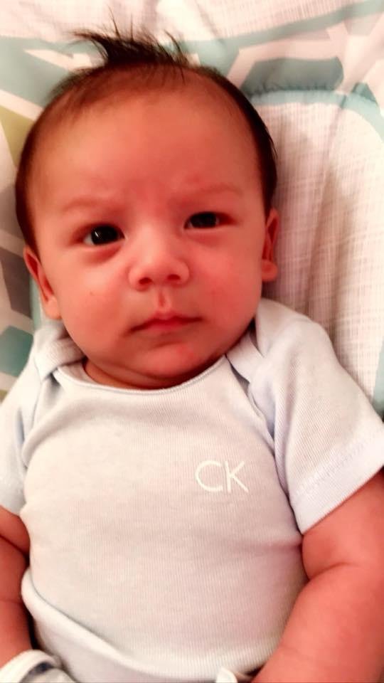 Dylan at six weeks old
