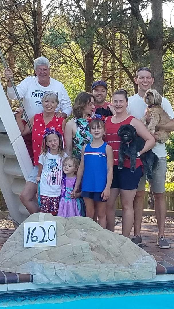 Happy National Daughter's Day to our two favorite daughters.Love you 
T H I S much!!