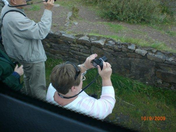 Sherrie taking pictures