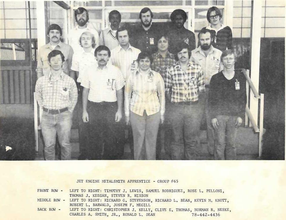 Jet Engine Metalsmith Apprenticeship Group 65