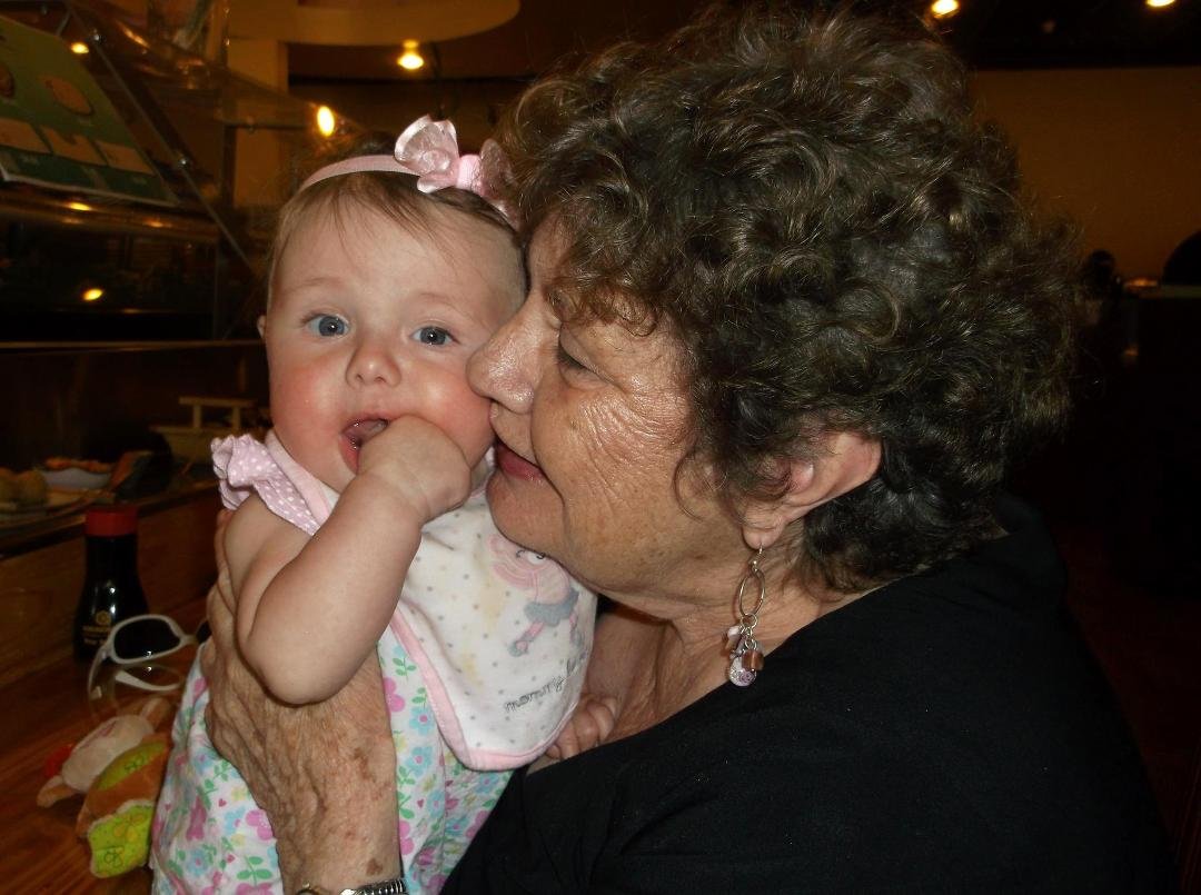 Great-gramma Patti Elizabeth Jillson and Melody Elizabeth Buchanan.