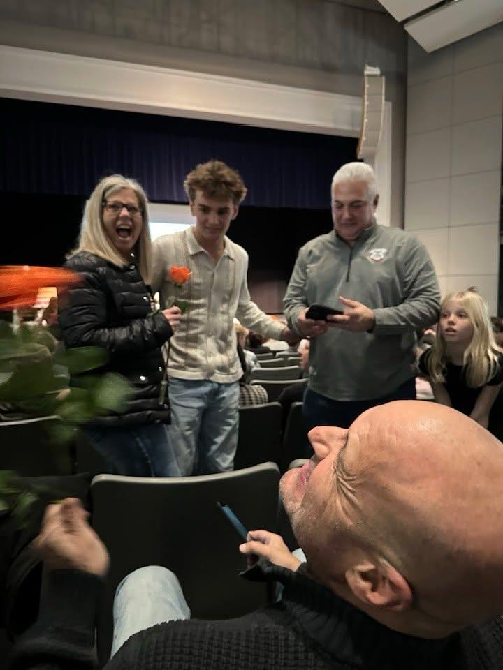 Georgious family football awards Green High School Ohio.