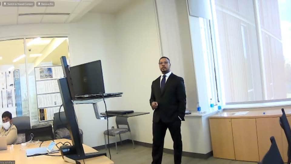 THIS  IS MY SON GIVING A PRESENTATION AT A&T STATE UNIVERSITY TOWARD HIS DOCTORATE IN COMPUTER SCIENCE.