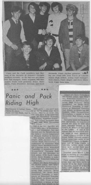 Panic and the Pack with Peter Noone (Herman) of Herman and the Hermits