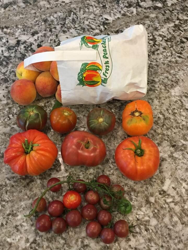Quick trip to the local Farmers Market the morning.