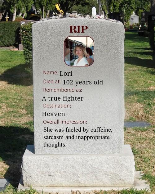 I really hope I DON'T live that long.