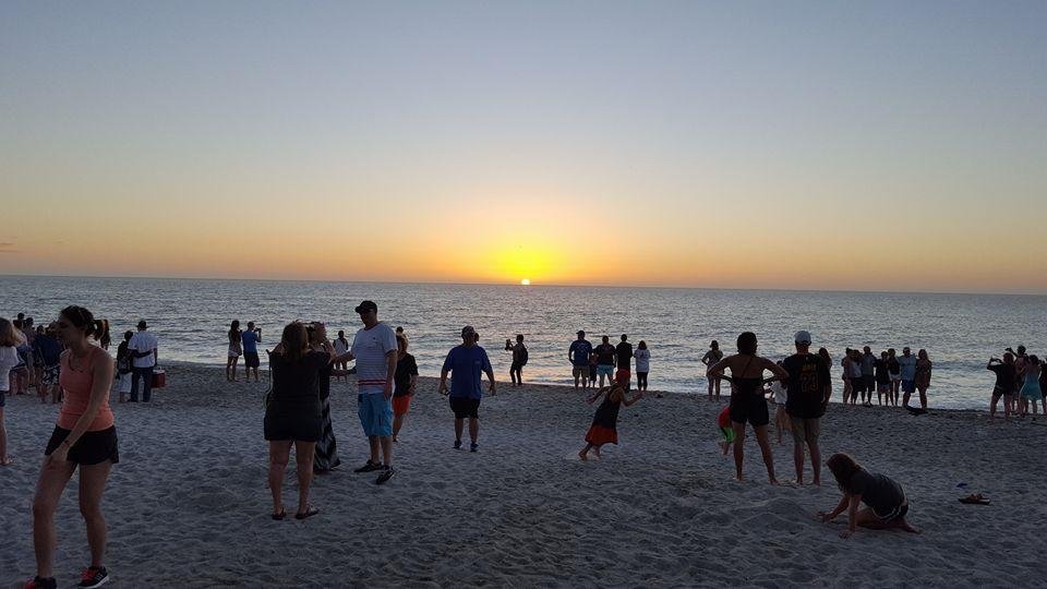 Sunset on Captiva Beach.