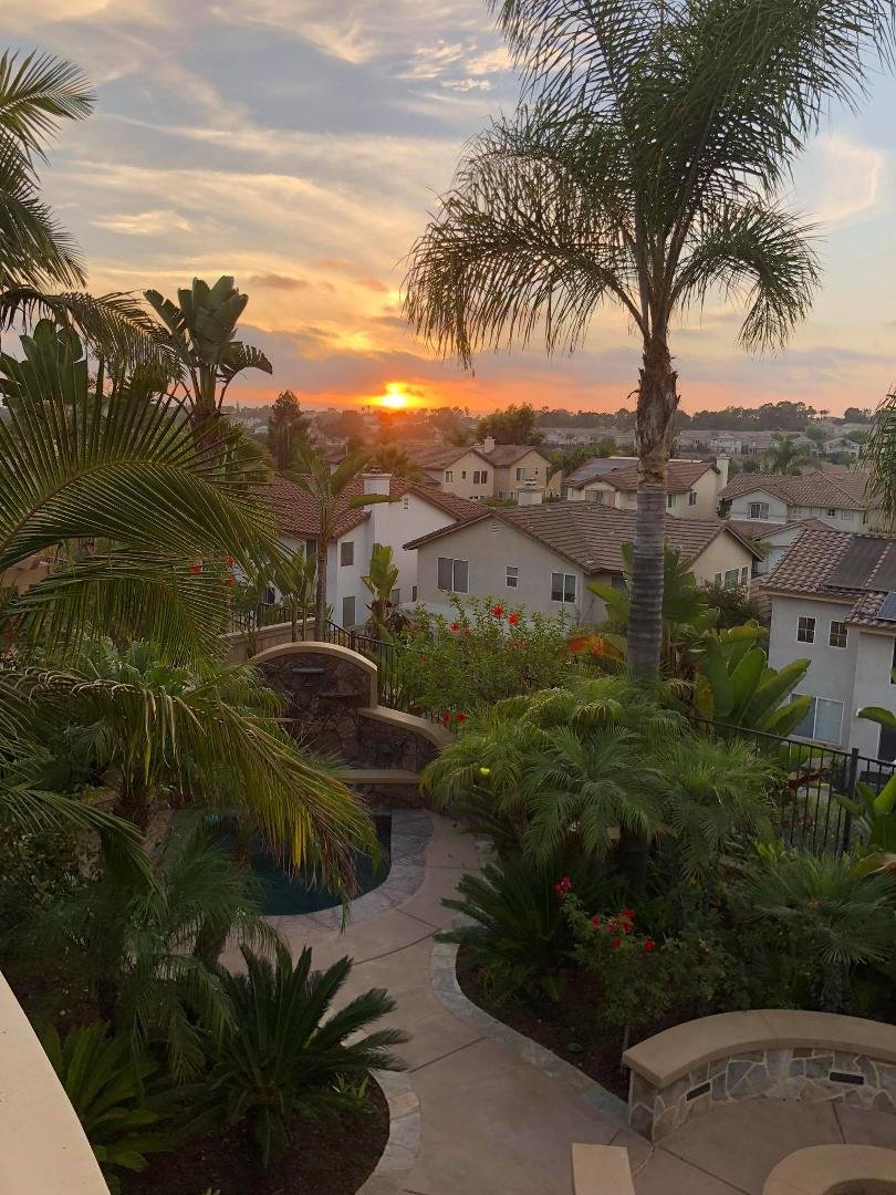 Another spectacular sunset from my house. Thankful.