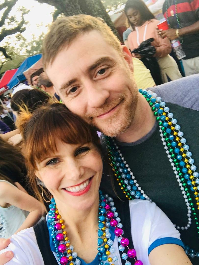 Georgia and Drew loving NOLA!