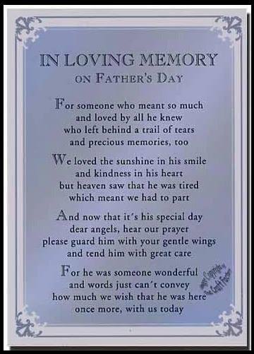 In my feelings, first Fathers Day without Daddy😥