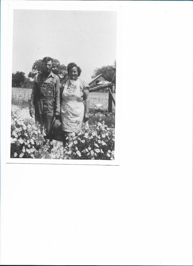 This is Aunt Ann and Uncle Tillman Meeks. One of Daddy's two sisters.