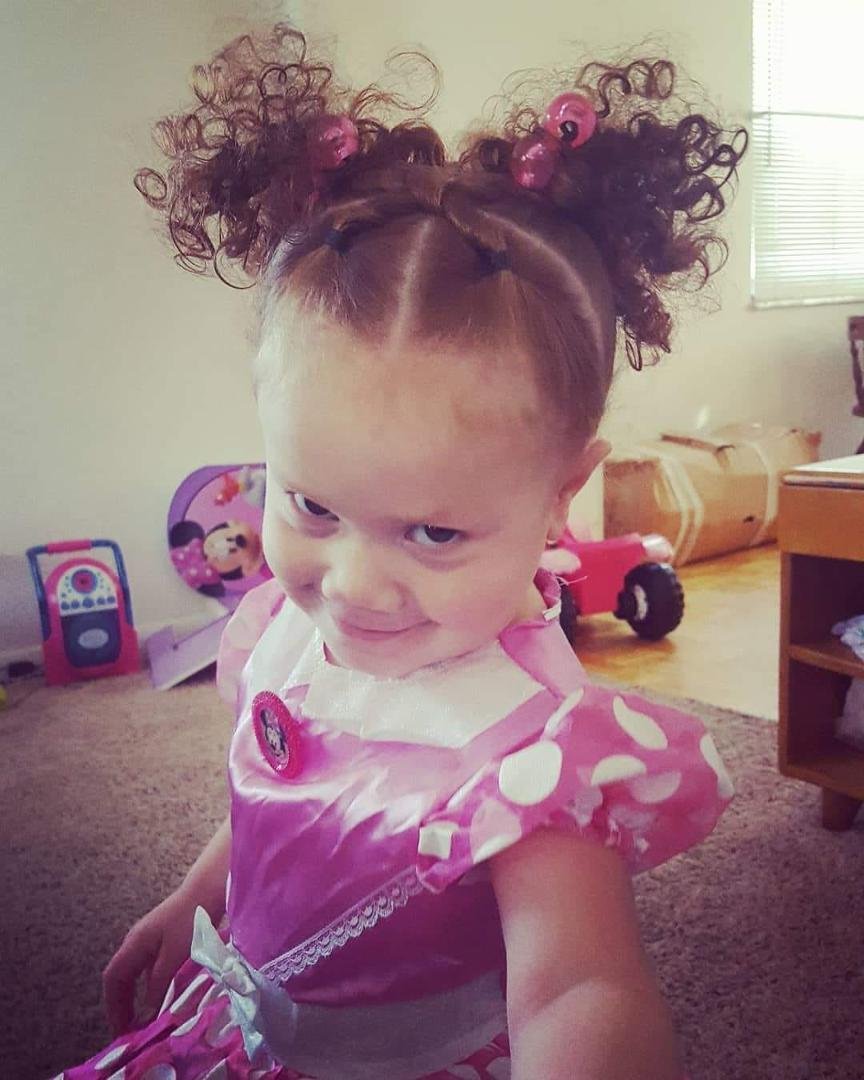 Working on her angry Papa look!