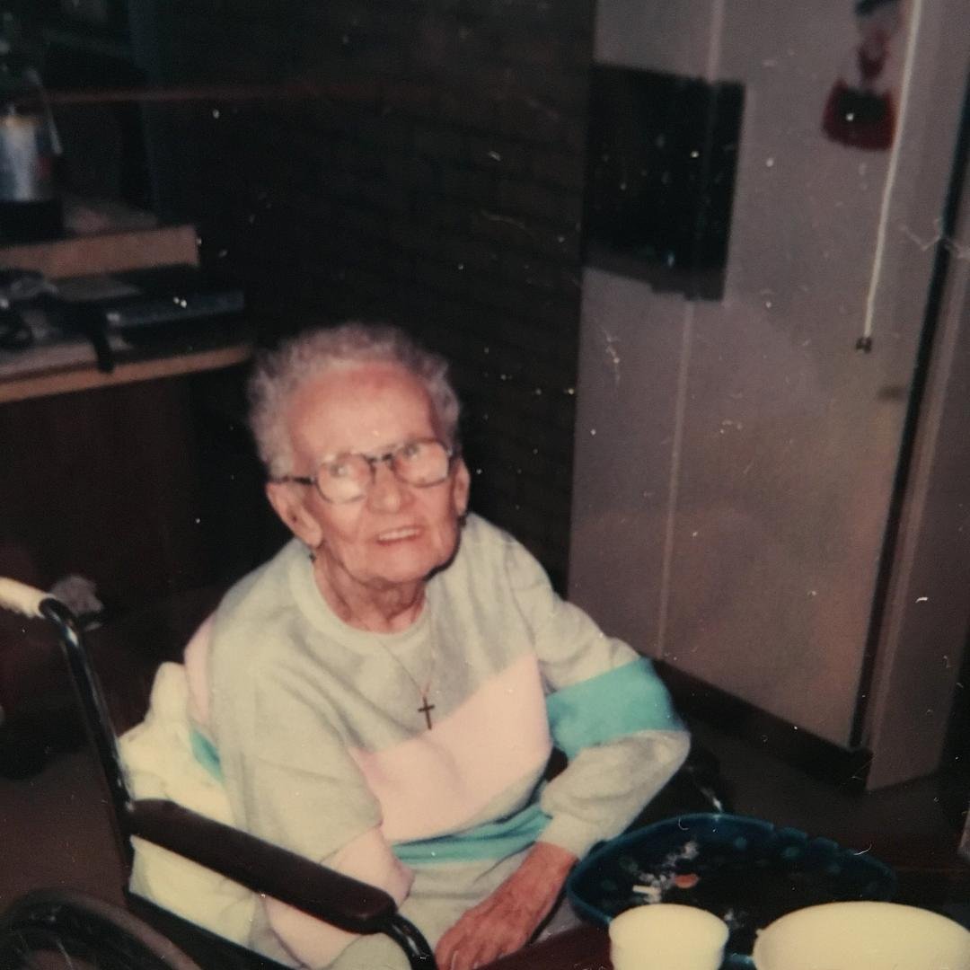 Granny...taken at Mom's home.