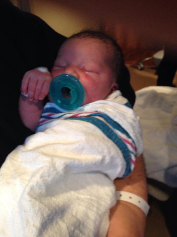 Juliana's son was born this morning at around 1030.