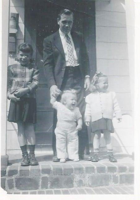 My dad, the best father any group of little girls could have. (minus Melanie, the baby()