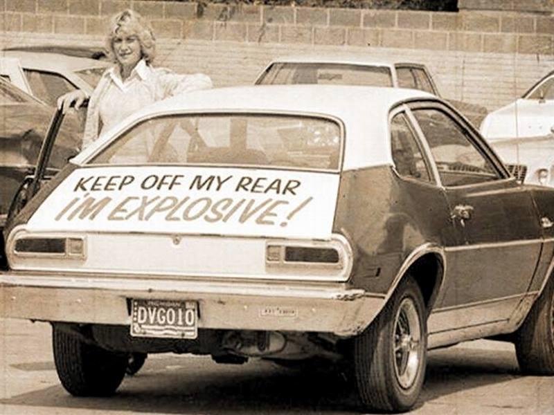 I owned on of these. It was a 1976 Pinto. My wife thought it was so cute, she just had to have it. That car was soooooooooo sloooooooooooooow, it couldn’t even get out of its own shadows way!!!
