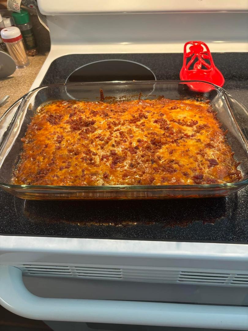 Made a low carb hamburger casserole added my own ingredients.